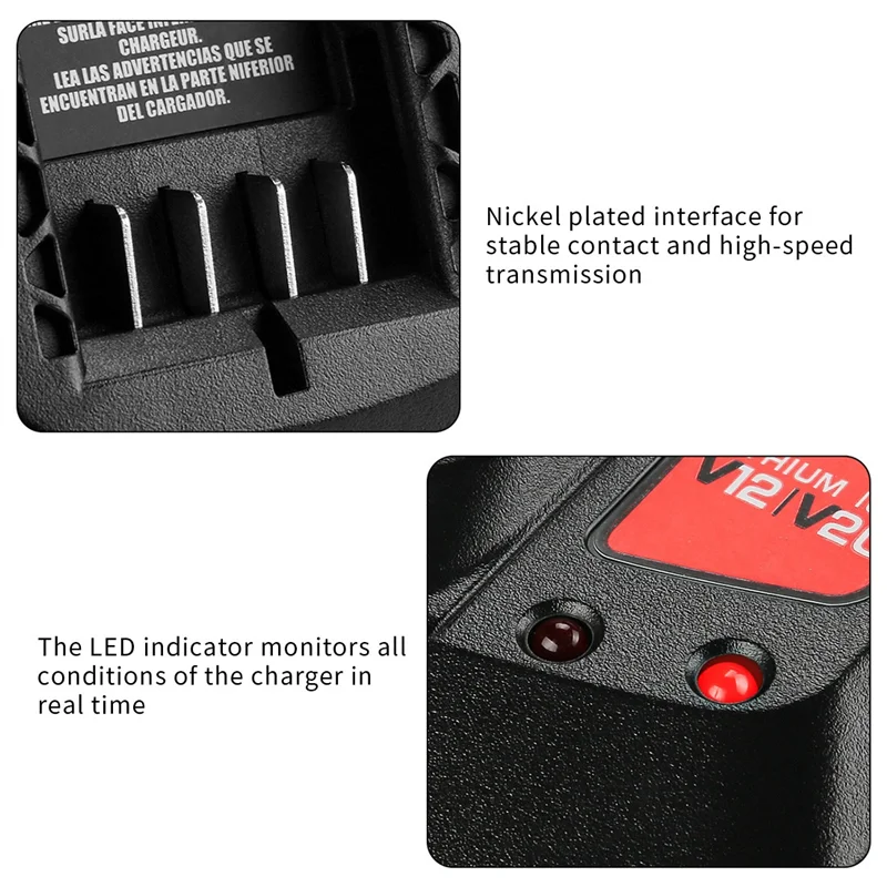 

CMCB104 Battery Charger for CRAFTSMAN 20V V20 Lithium-Ion Batteries CMCB102 CMCB201 CMCB202 CMCB204 CMCB209,US Plug