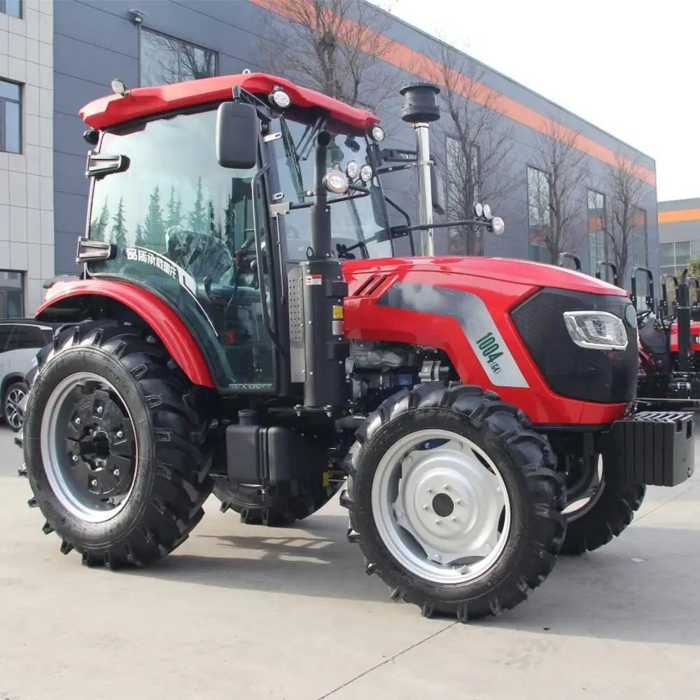 Фото Китайские сельскохозяйственные тракторы для ферм и садов, 4x4, 4WD, дизельные, компактные, мини, 70 л.с., серия 704. №1