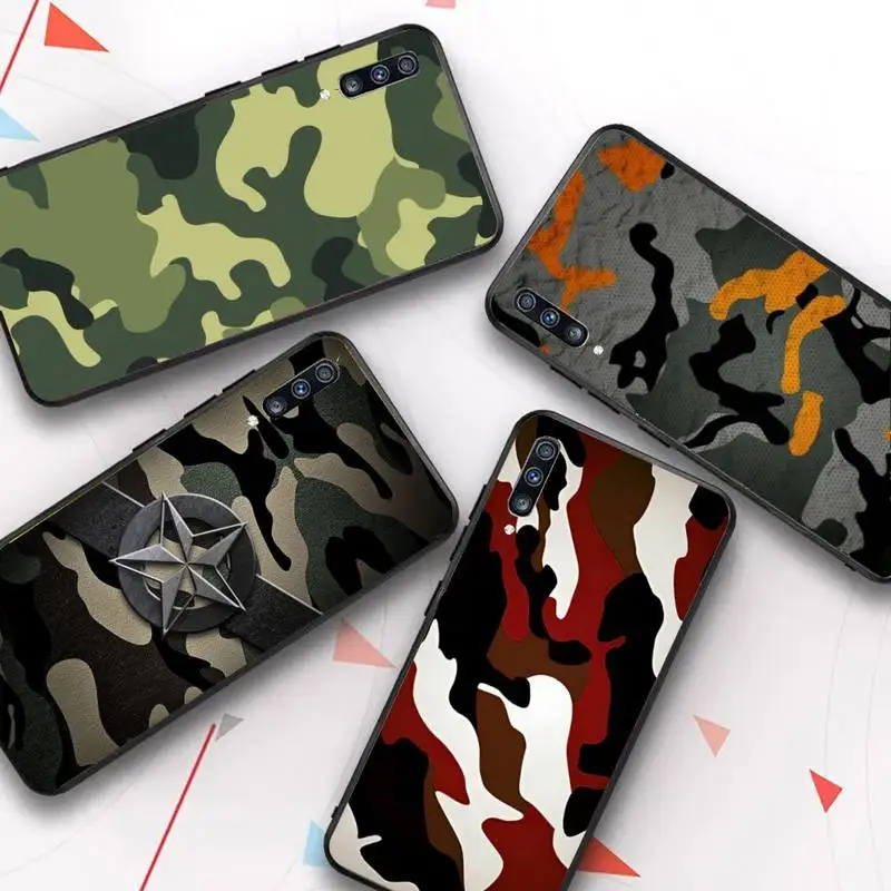 

Camouflage Phone Case for Samsung Galaxy A 51 30s a71 Soft Silicone Cover for A21s A70 10 A30