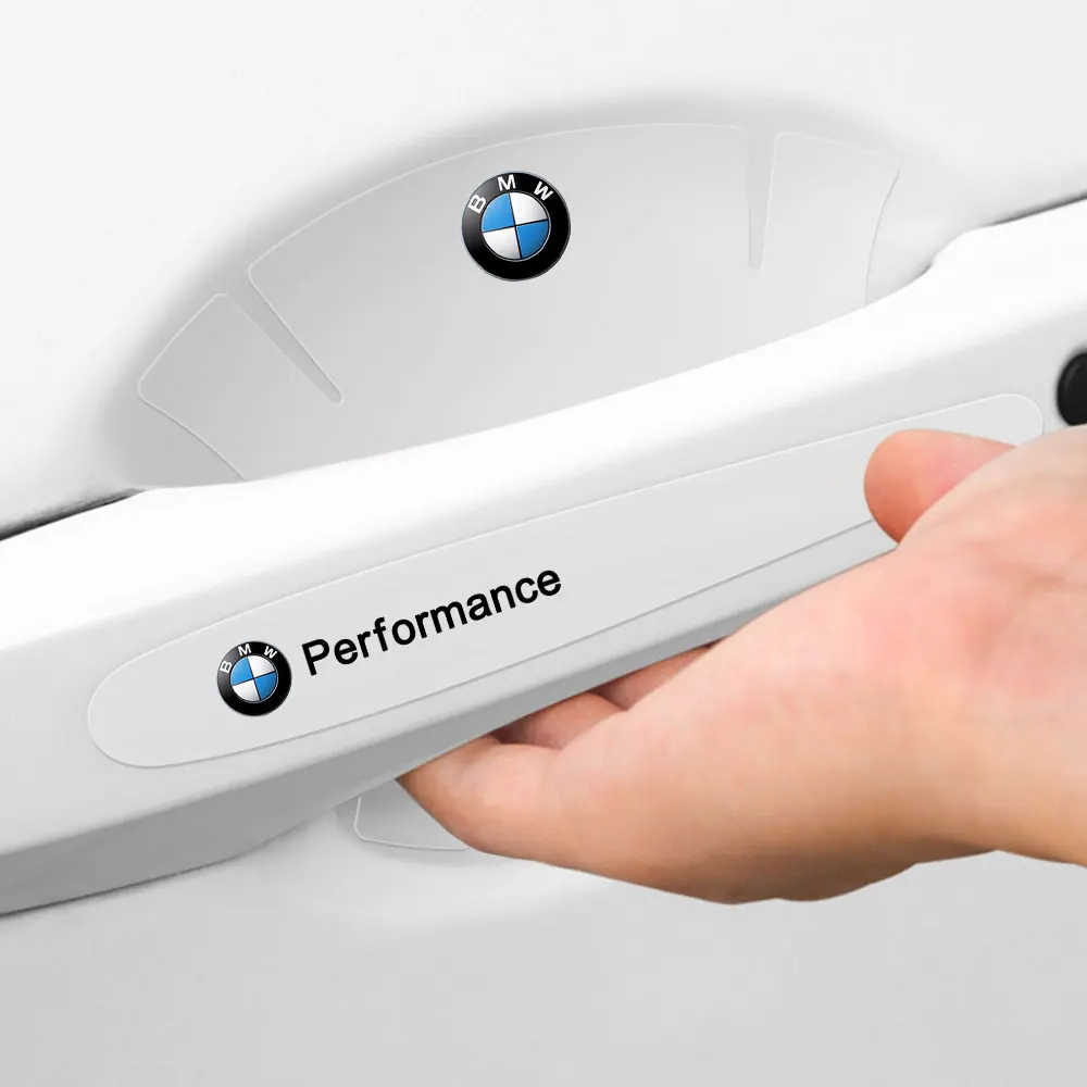 4/8 шт. наклейка на дверную ручку из ПВХ чашу для BMW M E46 E90 E39 E60 E36 E30 E61 E91 E92 E87 F10 F20 F30 X3 X5