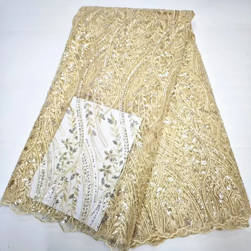 LHDN14 Белый! Хорошее качество африканского сетчатого кружева с блестками красивое