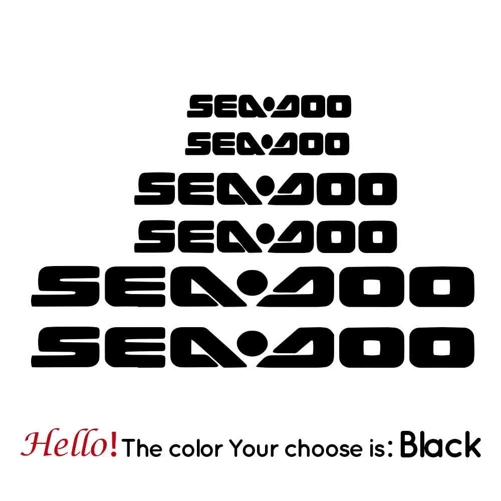 Наклейка на автомобиль декоративный узор Brp Sea-doo Racing Sticker гоночный используемый