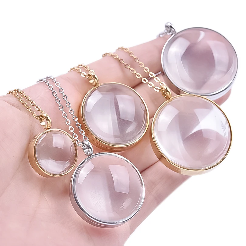 2 шт. двойные Изогнутые Круглые ожерелья из нержавеющей стали