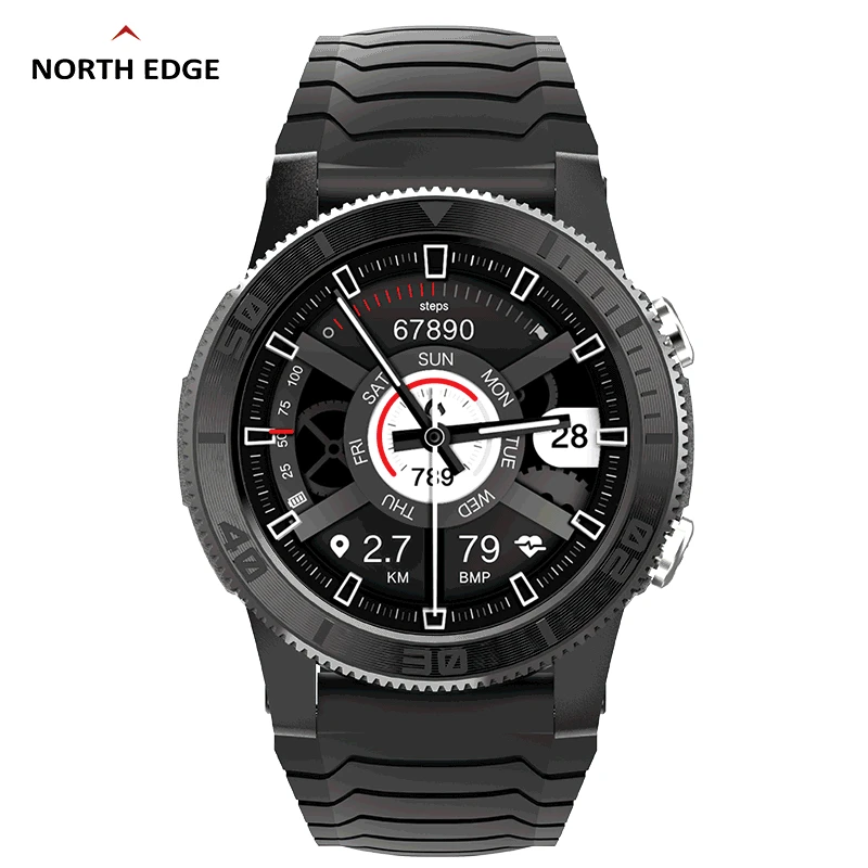 

Sports waterproof intelligent ultra clear 360 pixel watch GPS heart rate blood oxygen multifunction calorie Bluetooth meter