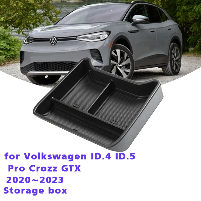 

Для Volkswagen VW ID.4 ID.5 ID4 ID5 Pro Crozz GTX 2020 ~ 2023 центральный подлокотник коробка для хранения Органайзер центральная консоль автомобильные аксессуары