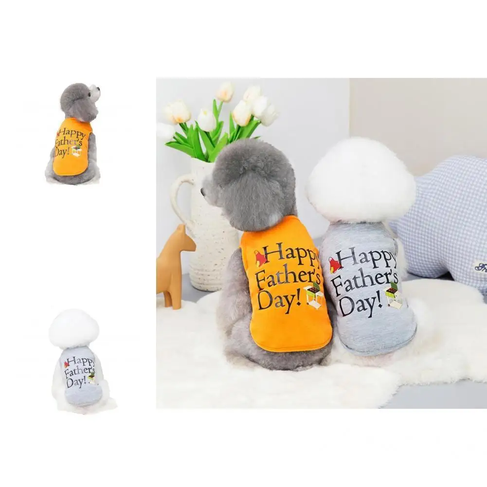 

Protect Skin Cozy Summer Thin Pet Pullover Vest Vibrant Color Dog Cloth Wear Resistant for Spring