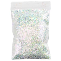 50gbag mixed chameleon nail glitter powder reflective pudgy hexagon sequins holographic sparkling flakes manicure decoration z7