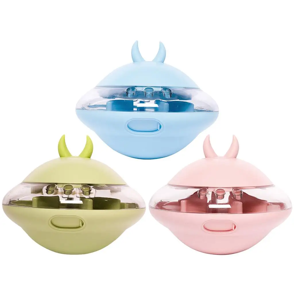 

Pet Cat Dog Leakage Food Dispenser Interactive Tumbler Funny Chasing