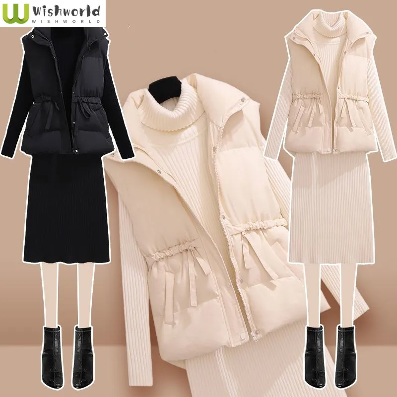 Модный повседневный женский костюм на осень и зиму