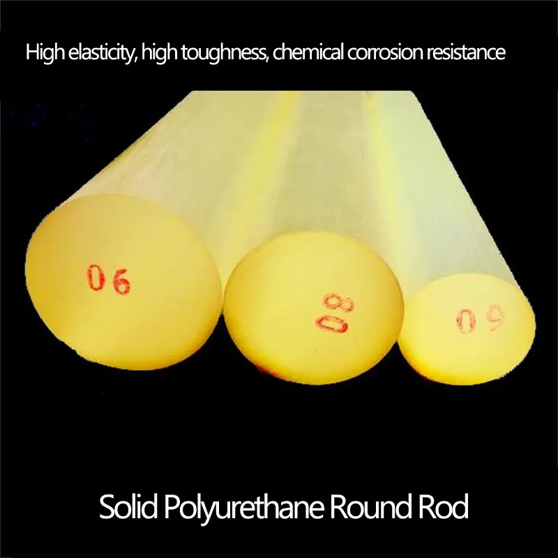 

Solid Polyurethane Round Bar Diameter 15-90mm High Elastic Rubber Pu Construction Machinery Shock Absorbing Rod Sticks
