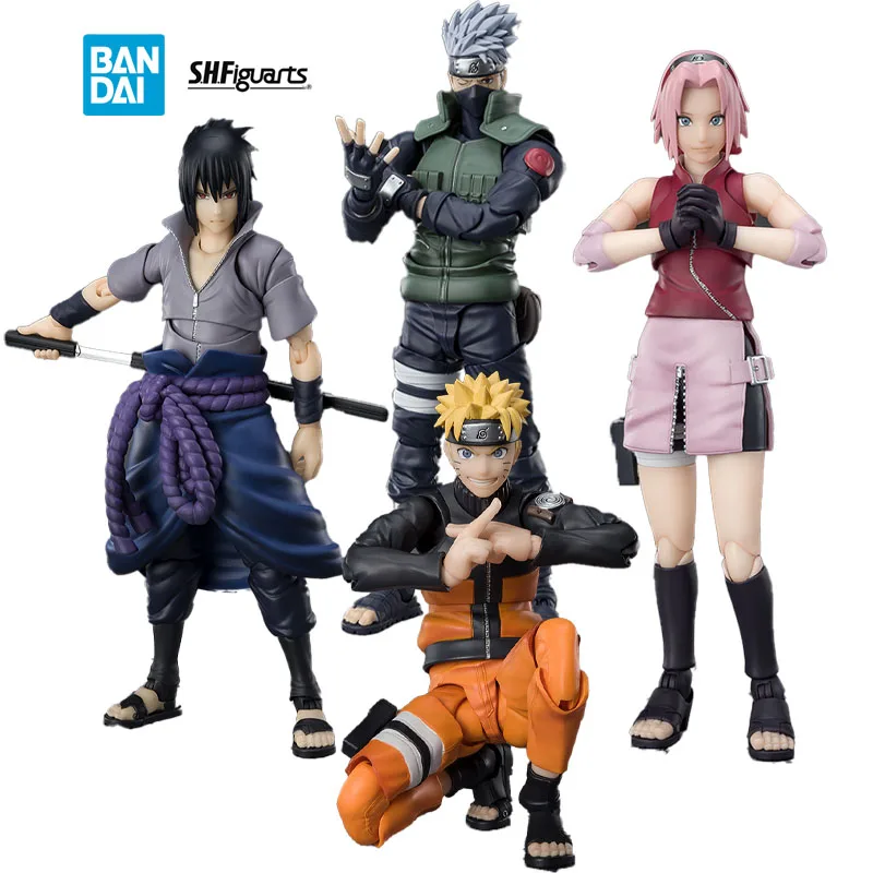 

В наличии Оригинальные игрушки BANDAI Spirit s.h. фигурarts NARUTO Shippuden Hatake Какаси Наруто Uzumaki Uchiha Sasuke Haruno Sakura