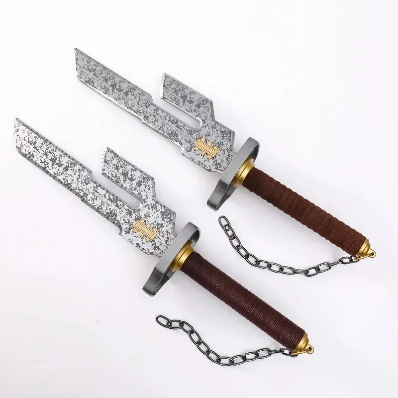 Металлический настоящий меч для детей реквизит косплея juютсу кайманской