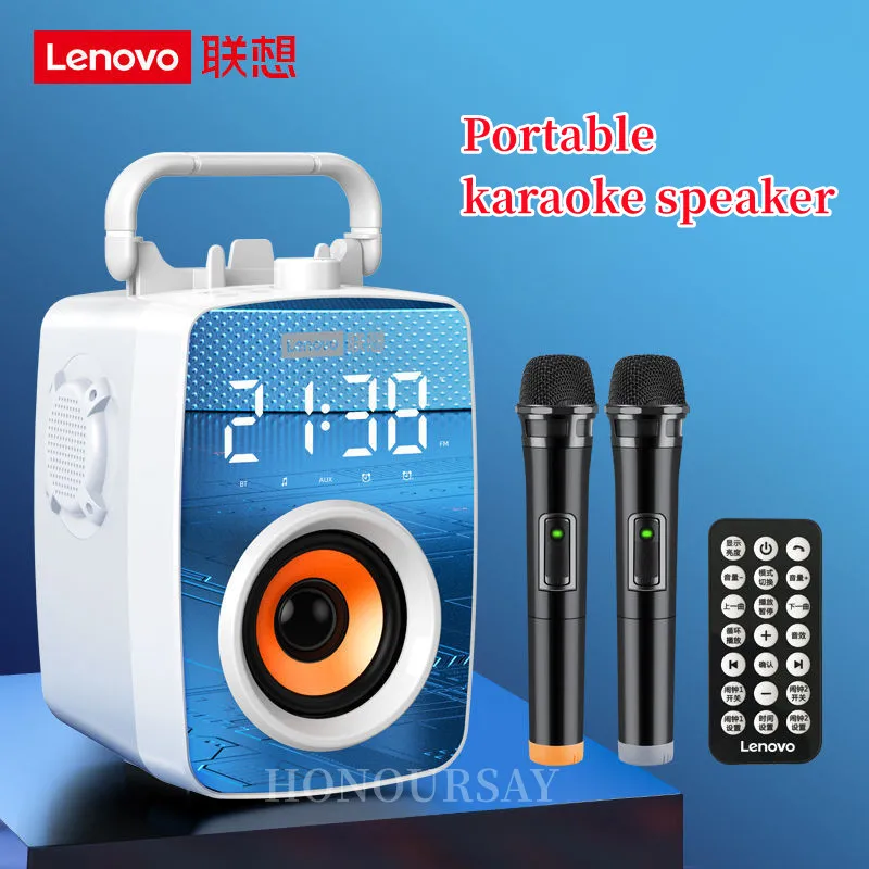 

Portable high-power clock alarm Bluetooth speaker LED temperature display 360 stereo subwoofer Home theater karaoke speaker