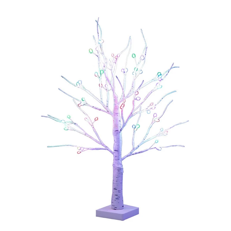 

White Birch Tree Lamp LED Adjustable Multi-Mode Remote Control Luminous Tree Girl Room Bedroom Home Decoration Lamp