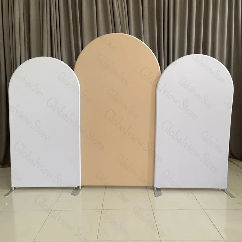 Набор из 3 предметов спандекса обложки для заднего фона на свадьбу в честь Дня