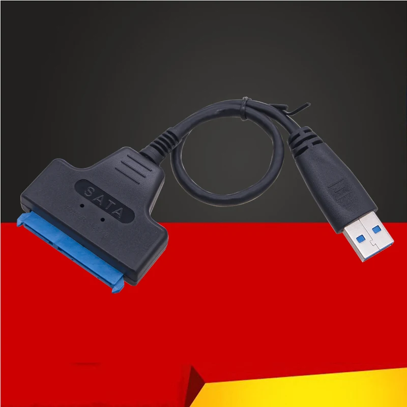 

NEW SATA to USB 3.0 Adapter USB3.0 SATA3 Cable 6Gbps Support 2.5" External HDD SSD Hard Drive 22Pin SATA III Cable RTL9201R Chip