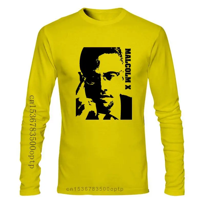 

FASHION New MALCOM X T-SHIRT TEE PICTURE PHOTO Nation Islam Malcolm By Any Means Cool 1248