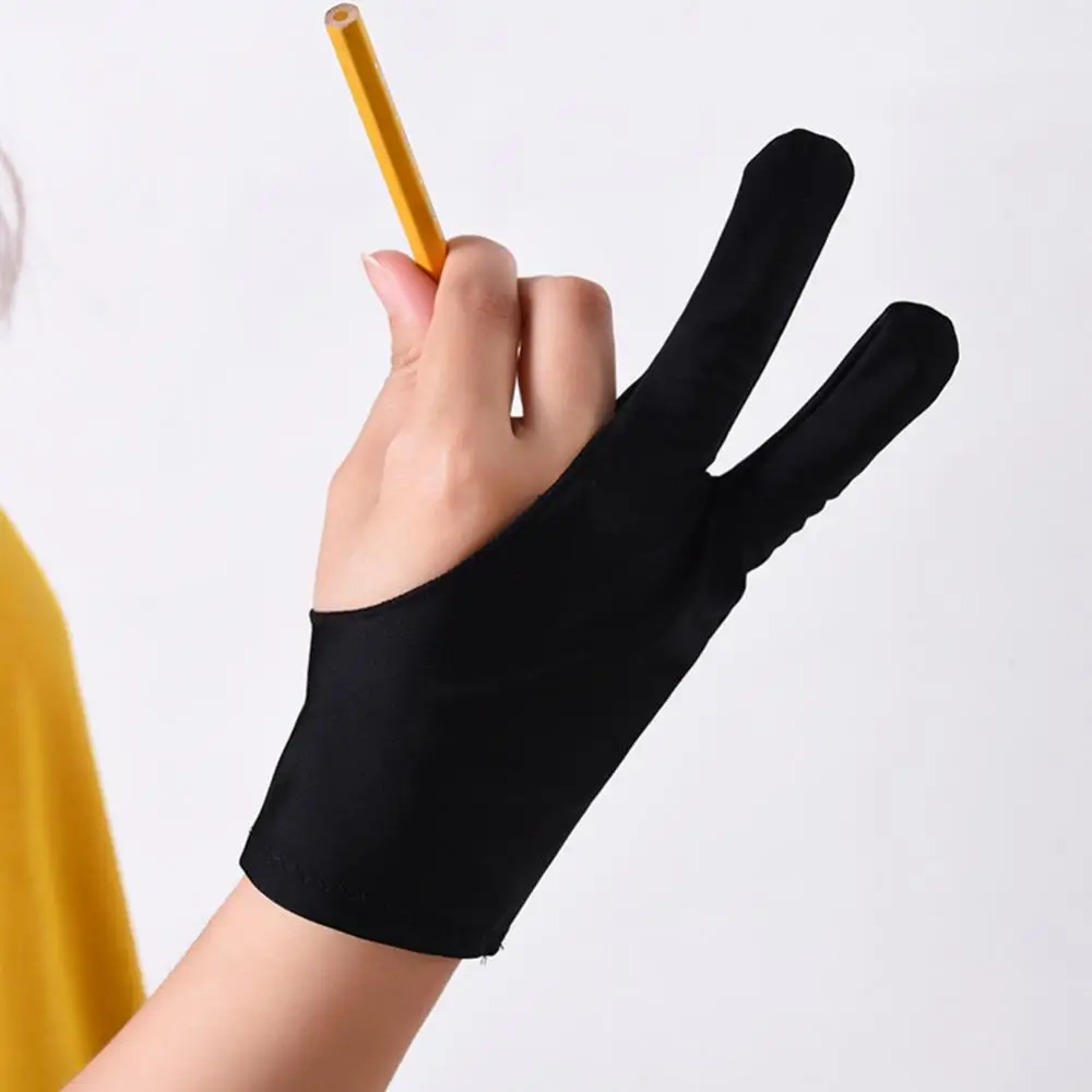 

1Pc Anti-Fouling Two Finger Glove for Artist Drawing Pen Graphic Tablet Pad