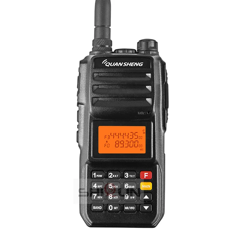 Walkie Talkie 10KM QuanSheng 2 Way Ham Radio TG-UV2 Plus 10W Long Range 10KM 4000mah 10 KM vhf uhf Dual Band UV2Plus UV-5R UV 82