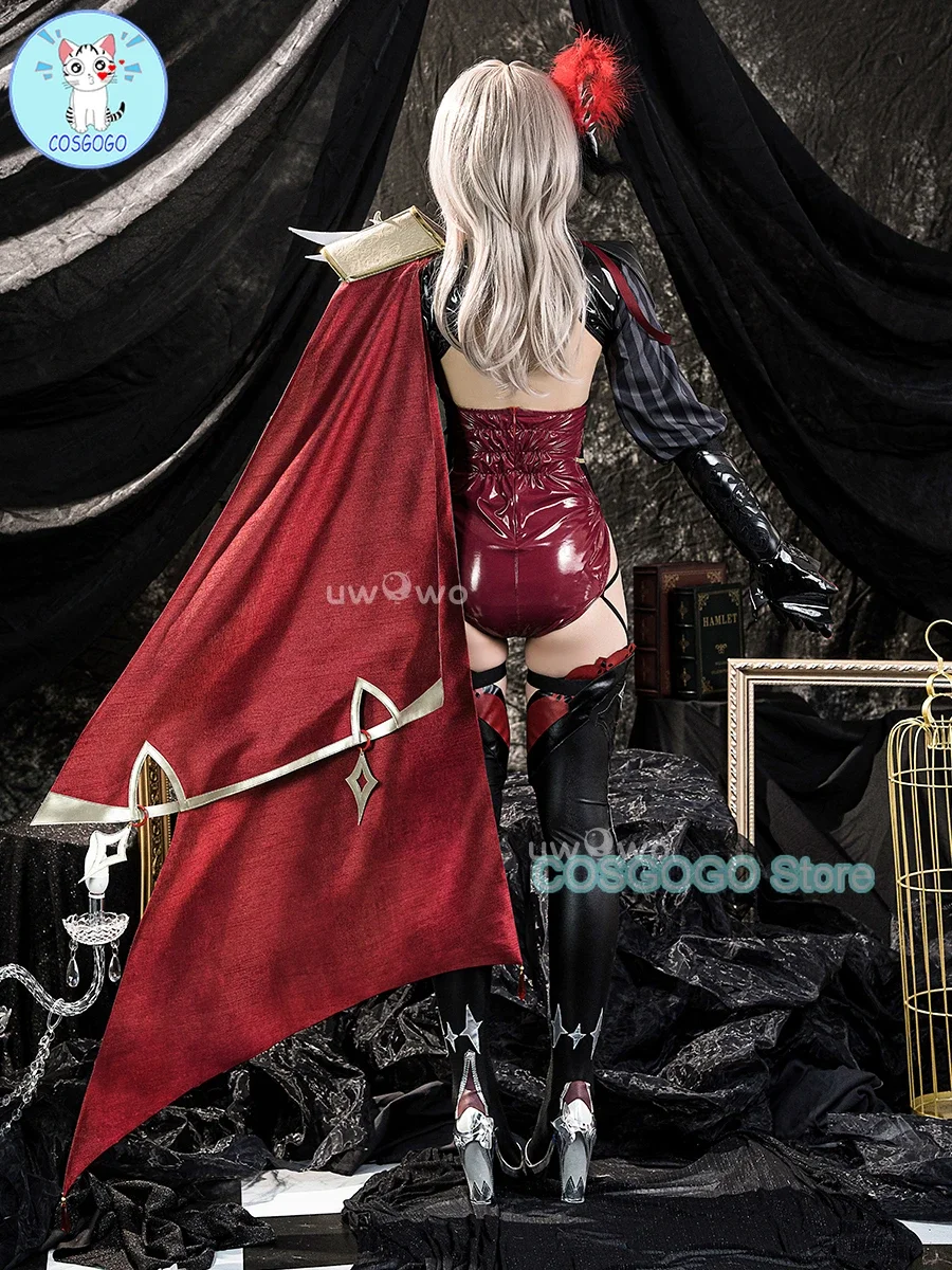 Эксклюзивный косплей Succubus Eula Genshin Impact Косплей Ver. Костюмы на Хэллоуин размер S-3XL
