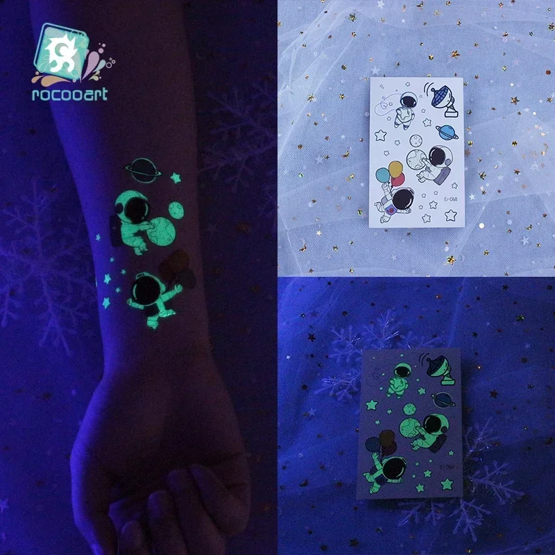 5 шт./партия Детские Светящиеся Татуировки