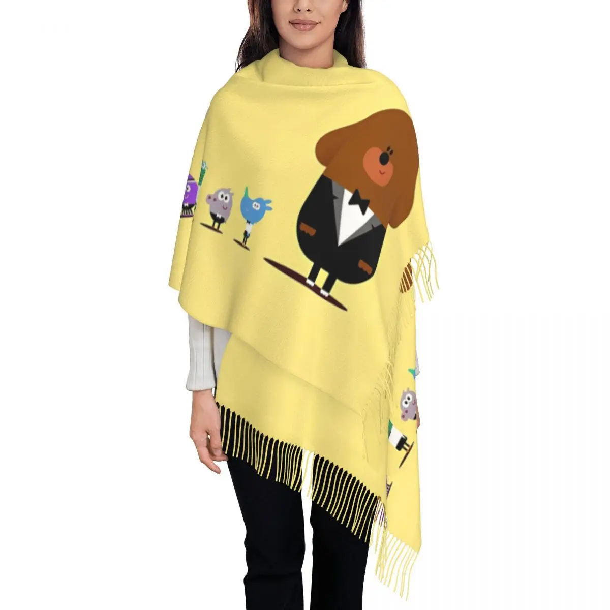 Женский шарф из Амина H-Hey D-Duggees осенне-зимняя шаль пашмины легкий