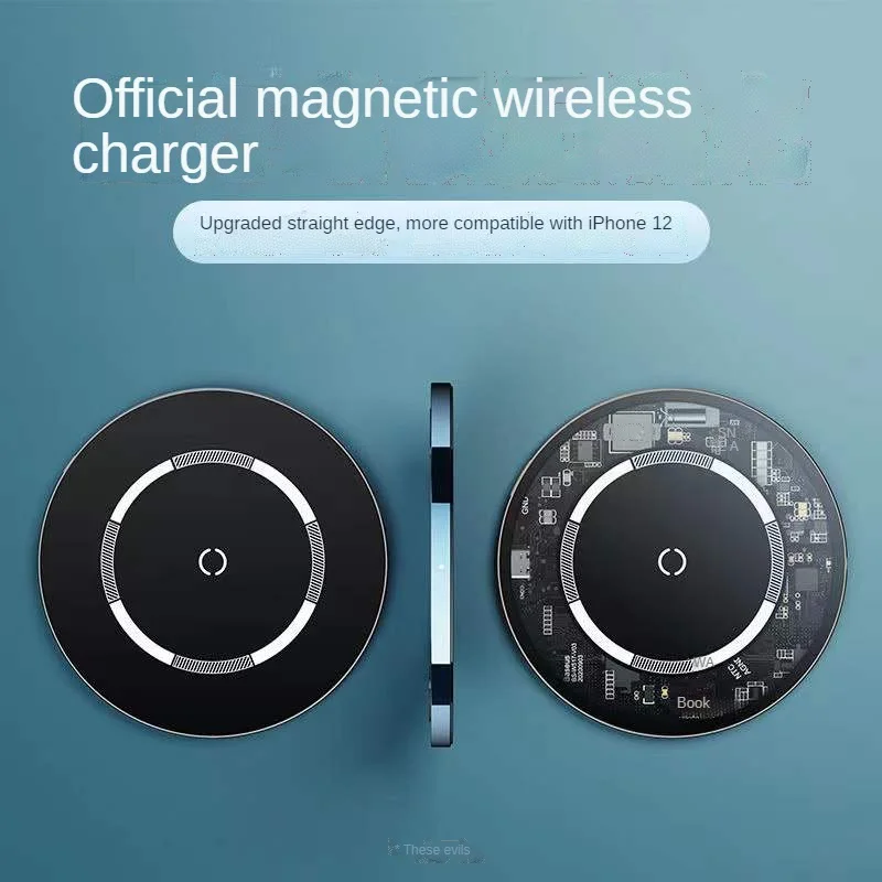 

Магнитное Беспроводное зарядное устройство Apple, 15 Вт, с функцией быстрой зарядки