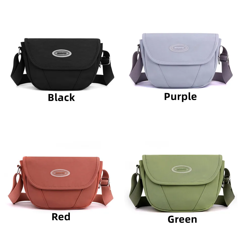 Fashion Women Nylon Shoulder Bags Crossbody Bag Waterproof Crossbody Bag Handbags Travel Shoulder Bags