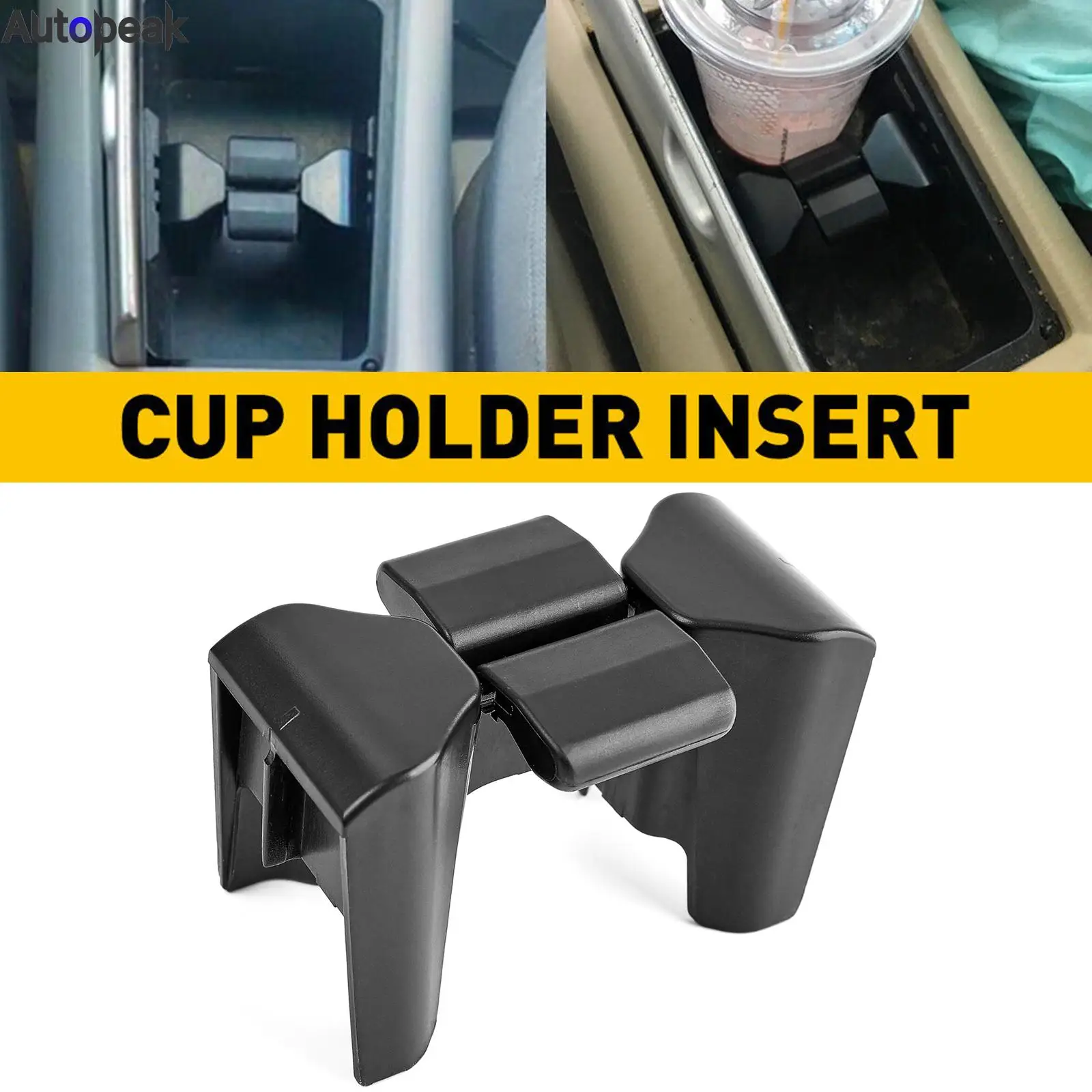 

Для Toyota Highlander 2002 2003 2004 2005 2006 2007 Автомобильная центральная консоль подстаканник Вставка комплект делителей коробка для хранения автомобильные аксессуары