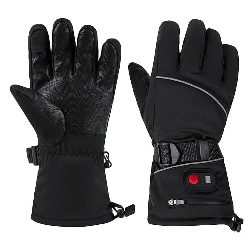 

Heating Gloves Electric Heating Warm Gloves Touchscreen Thermal Gloves Waterproof Heated Winter Gloves For Skiing Skating Snow