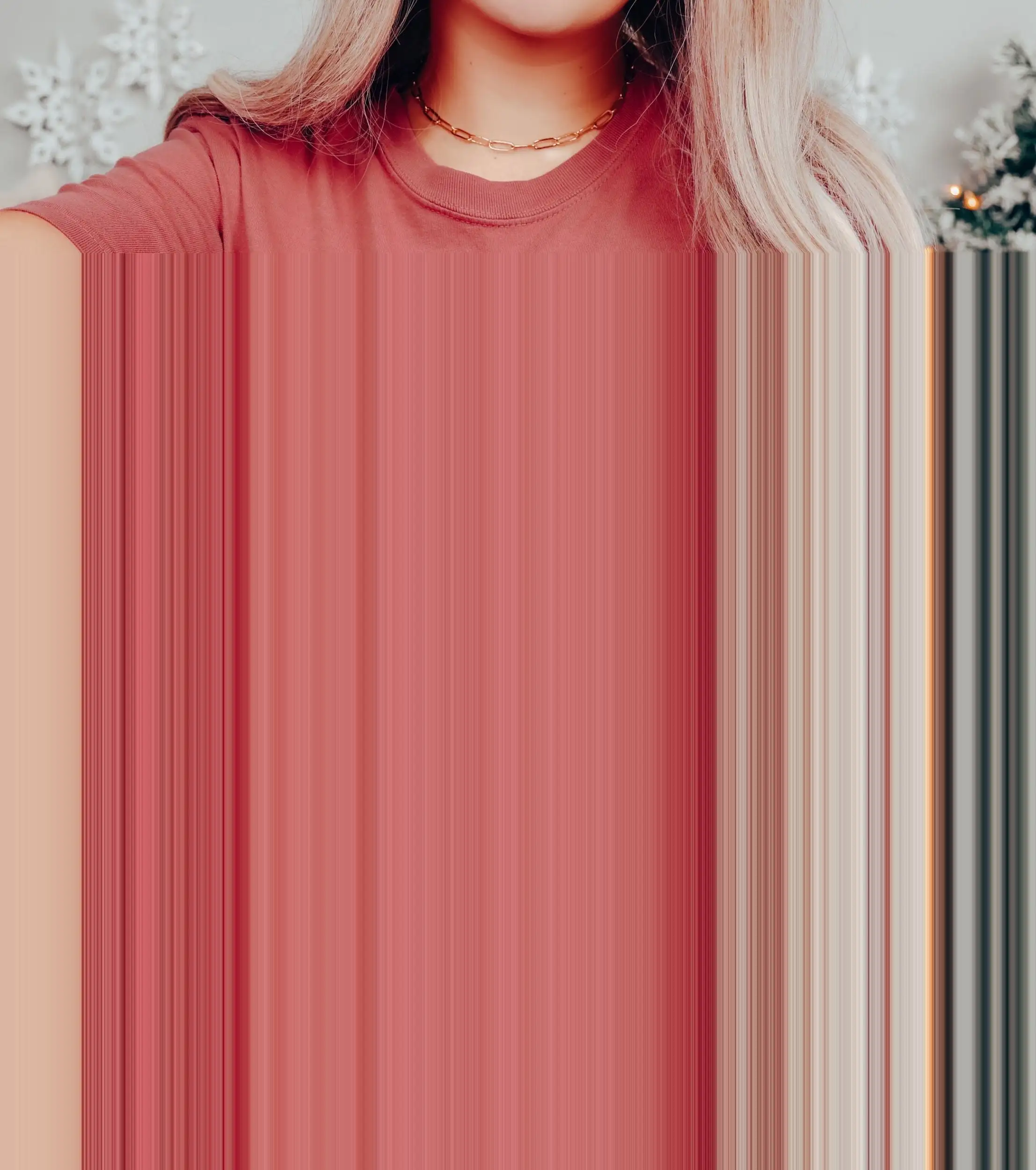 Рождественская Удобная цветная рубашка в стиле ретро Винтажная футболка Милая