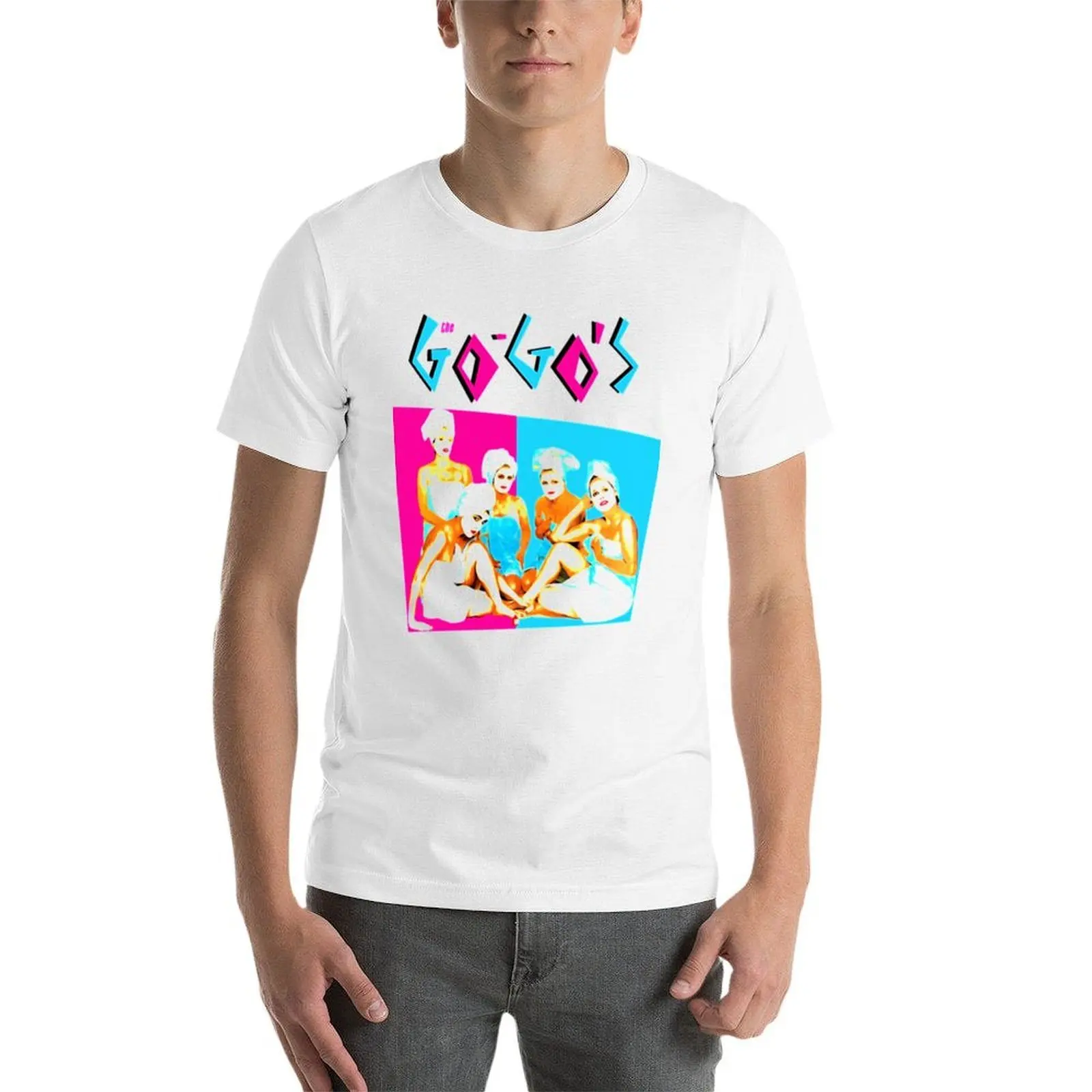 Фото Футболка The Go Gos, водостойкая повседневная футболка №3