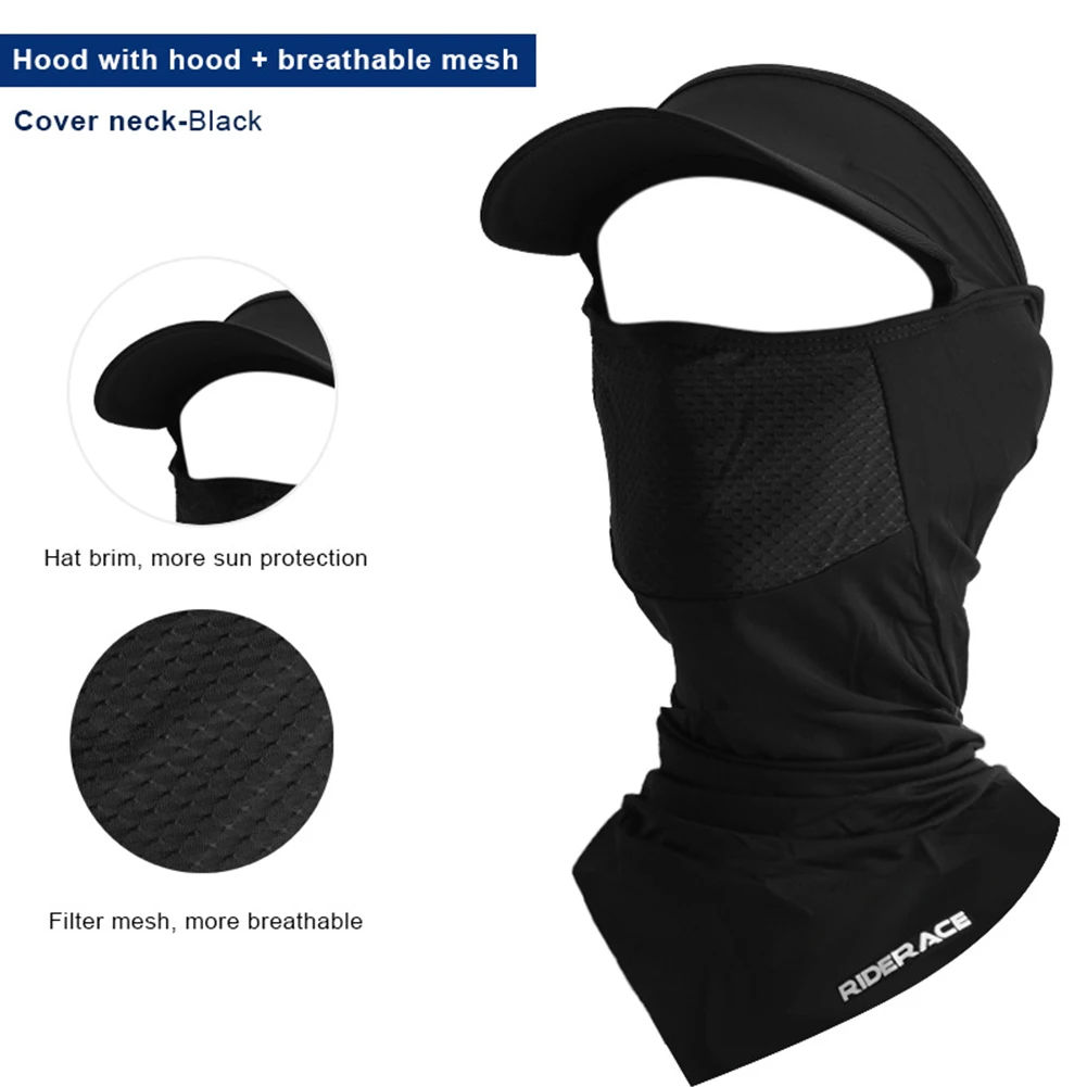 

Durable And Practical Cycling Hat Outdoor Balaclava 24*33cm Cycling Hat Hood Motorcycle Bandana Outdoor Balaclava