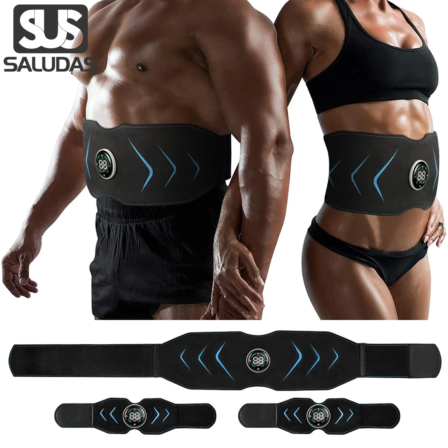 

Xiaomi SALUDAS Ems Muscle Stimulator Abdominal Body Slimming Belt Abs Trainer Arm Leg Waist Weight Lose Fat Burn Vibration Belt