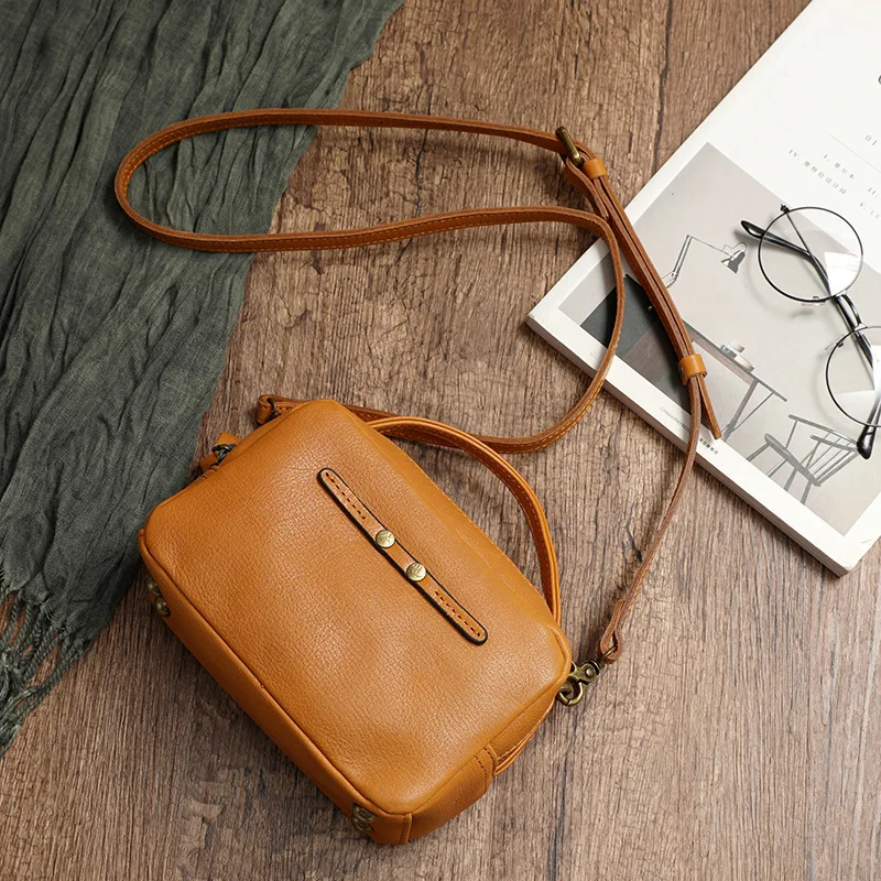 

Women Handbags Genuine Leather Crossbody Bag High Quality Real Cow Leather Female Messenger Bags Small Purse Bag for Women