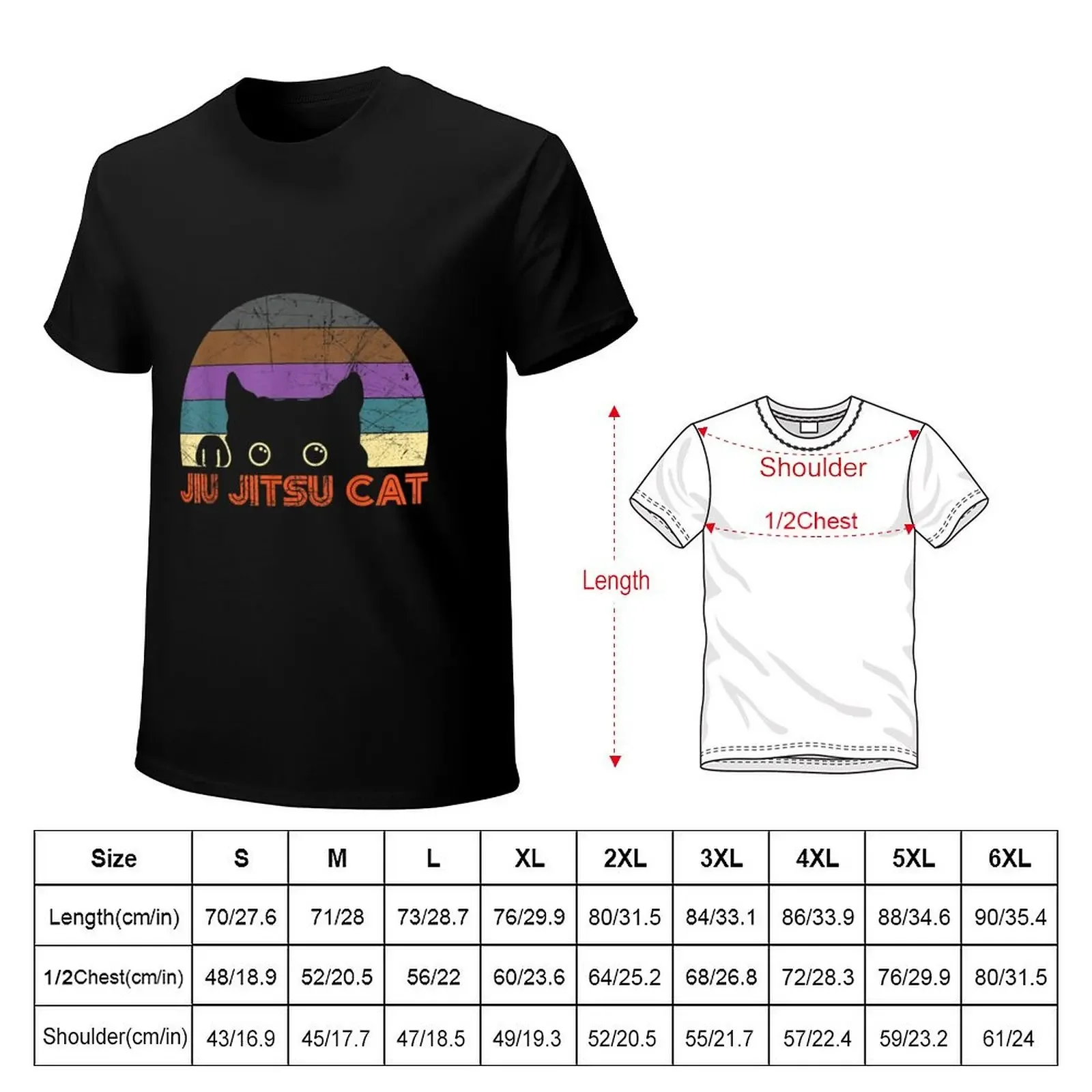 Бразильское джиу-джитсу-ММА джиу-джитсу футболка с котом корейская модная одежда