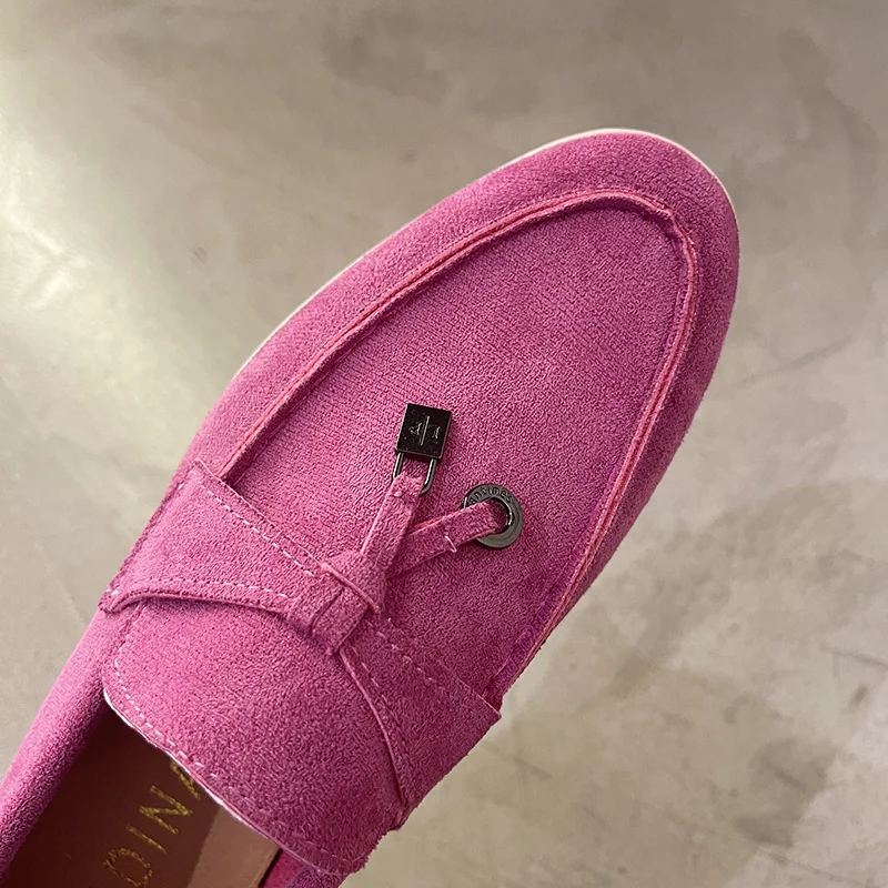 Classic Red Women Loafers 2023 Summer Hot Selling Women Casual Shoes Comfortable Slip-on Women Flat Shoes Zapatos Para Damas