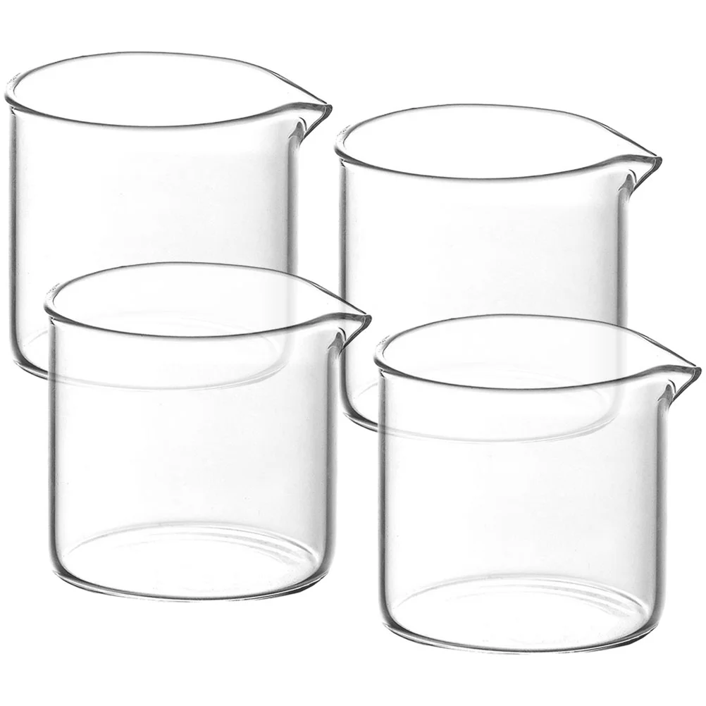 

Pitcherglass Coffee Sauce Cup Espresso Syrup Measuring Kettle Jugclear Serving Pitchers Mug Creamerhoney Glasses Shot Beverage
