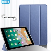 tablet case for apple ipad air 2 9 7 air2 2014 smart sleep wake up tri fold full protective flip cover stand for a1566 a1567