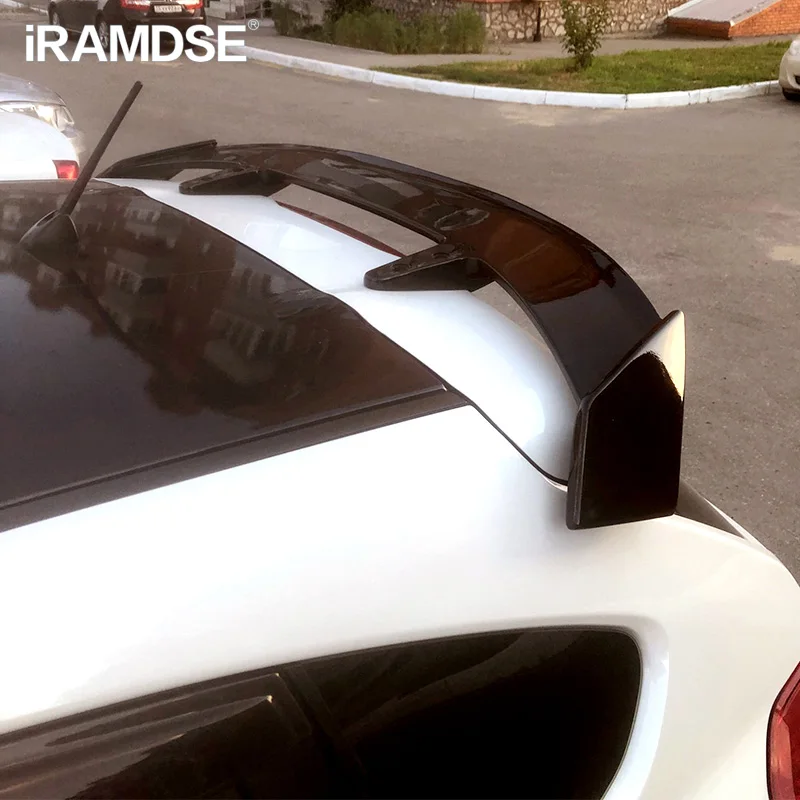 Спойлер из углеродного волокна для Jeep Compass 2017-2021 черный тип TE Автомобильный