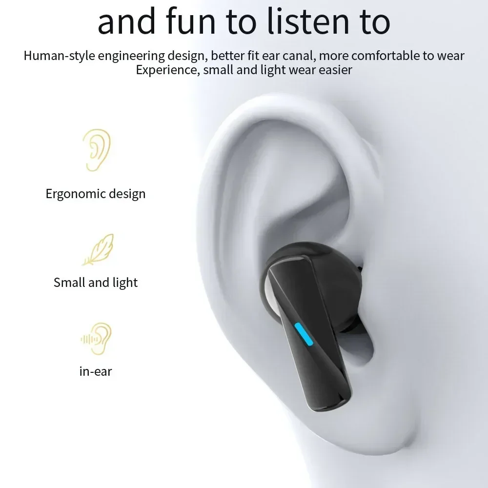 Фото Оригинальные беспроводные Bluetooth-наушники Xiaomi Mate50 с шумоподавлением HD-вызовов и встроенным микрофоном, спортивная Hi-Fi стереосистема №2