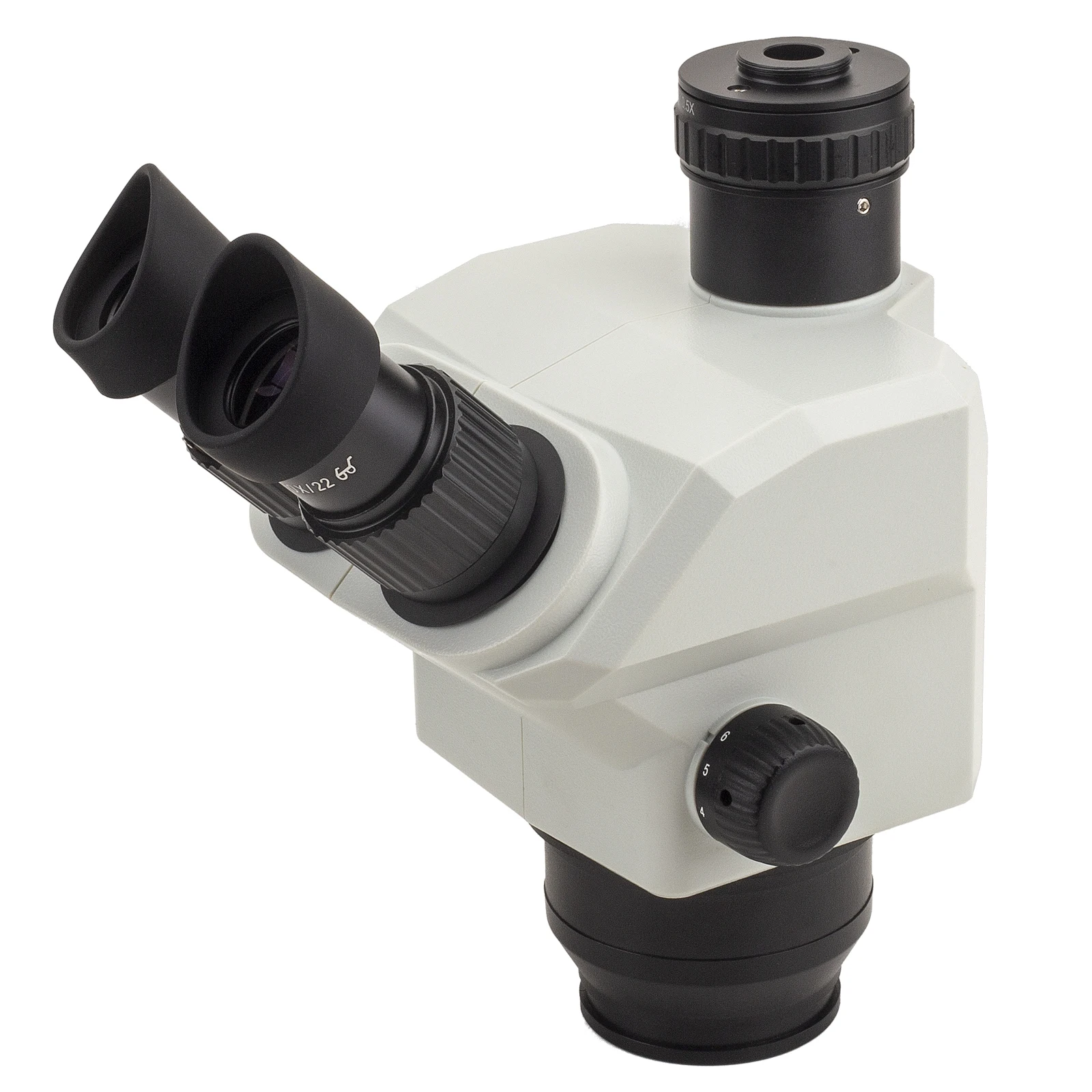 7X-45X Simul-Focal Trinocular Zoom Стереомикроскоп Головка Промышленная электронная