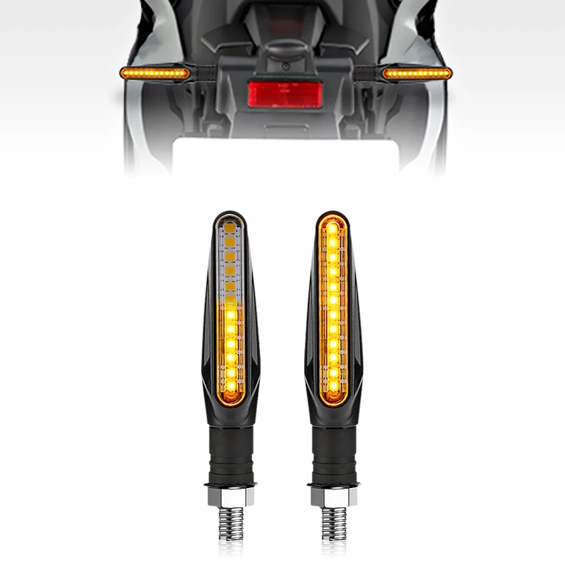 

Светодиодные указатели поворота для мотоцикла, янтарная мигалка, встроенное реле с проточной водой, 12 светодиодов, 10 мм, указатель поворота, мигающие огни для мотоцикла