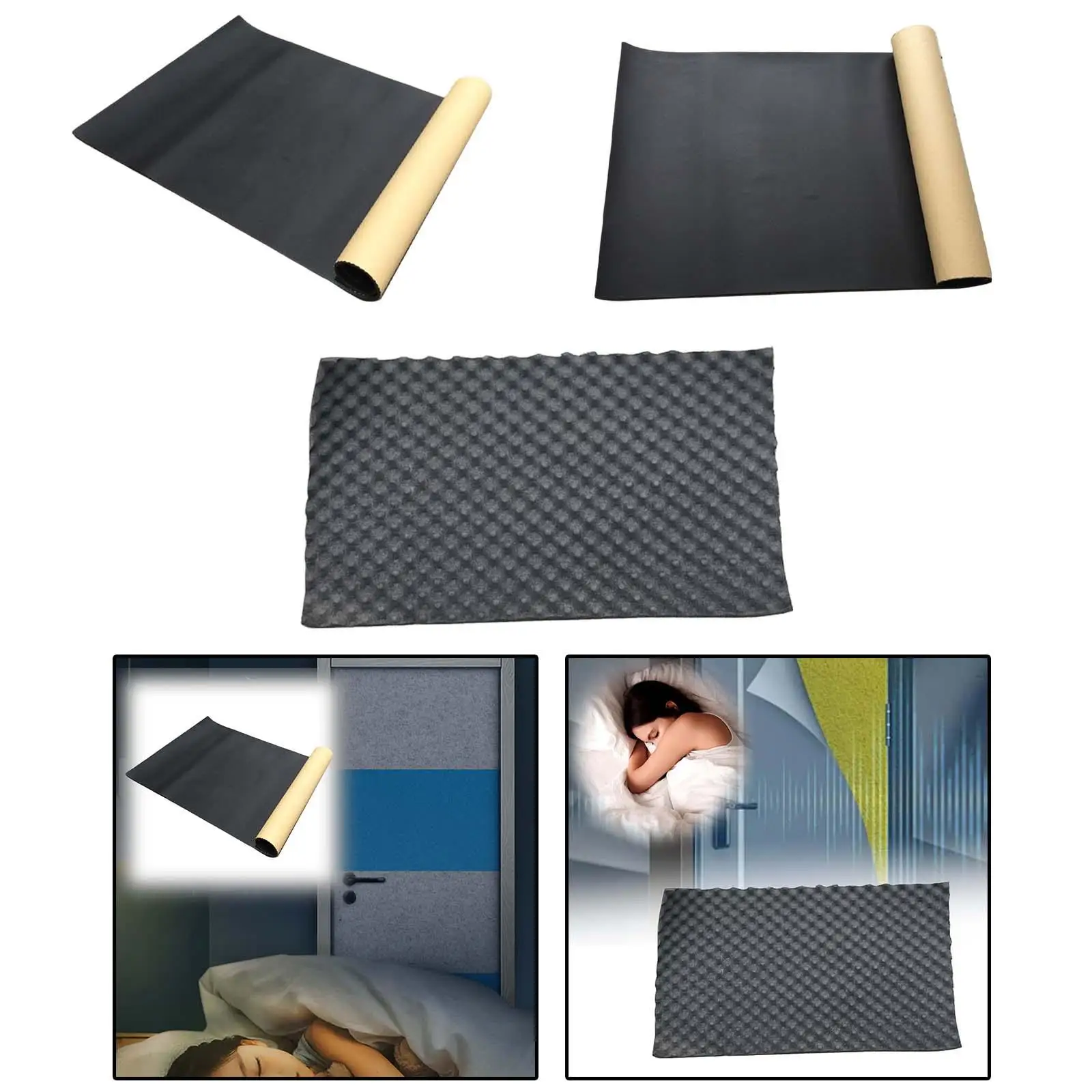 

Sound Deadening Mat Deadening Mat Durable Self Adhesive Car Insulation Mat Sound Insulation Mat for Automobile Door Vehicle