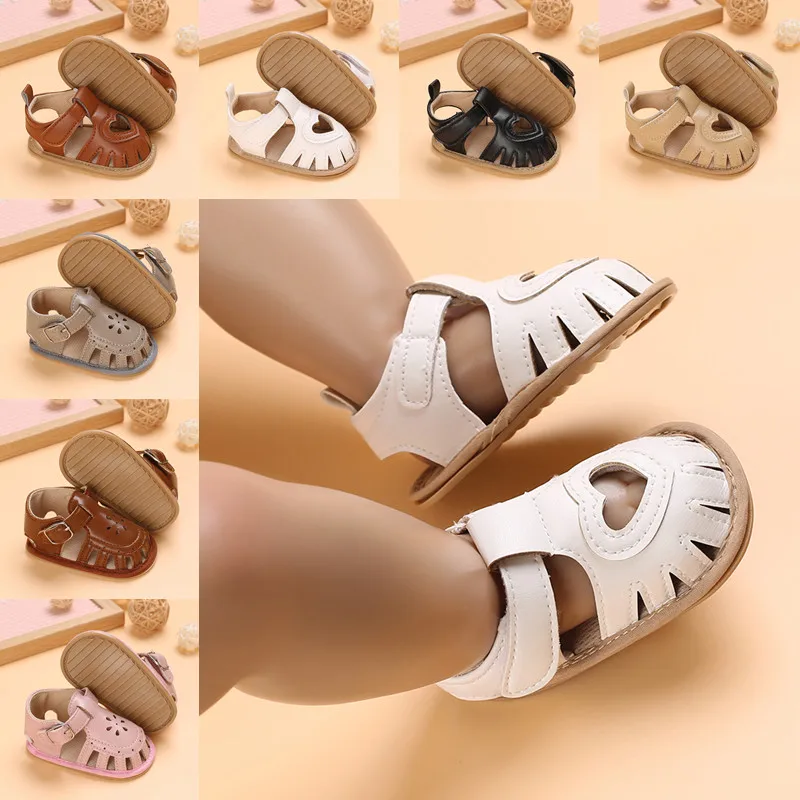 Сандалии Детские Резиновые Нескользящие летняя дышащая обувь для первых шагов