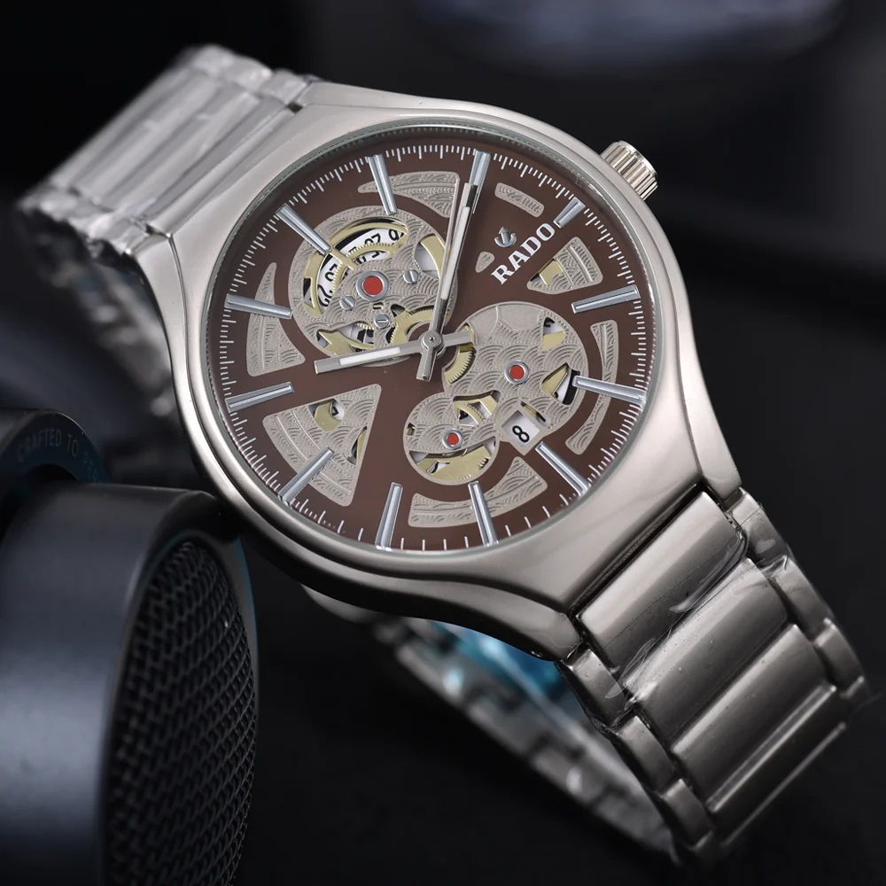 Роскошные часы высшего качества AAA Rado, оригинальные брендовые часы для мужчин, модные многофункциональные кварцевые часы, классические деловые мужские часы AAA (art.: 3920db0edbb7f) - 3920db0edbb7f