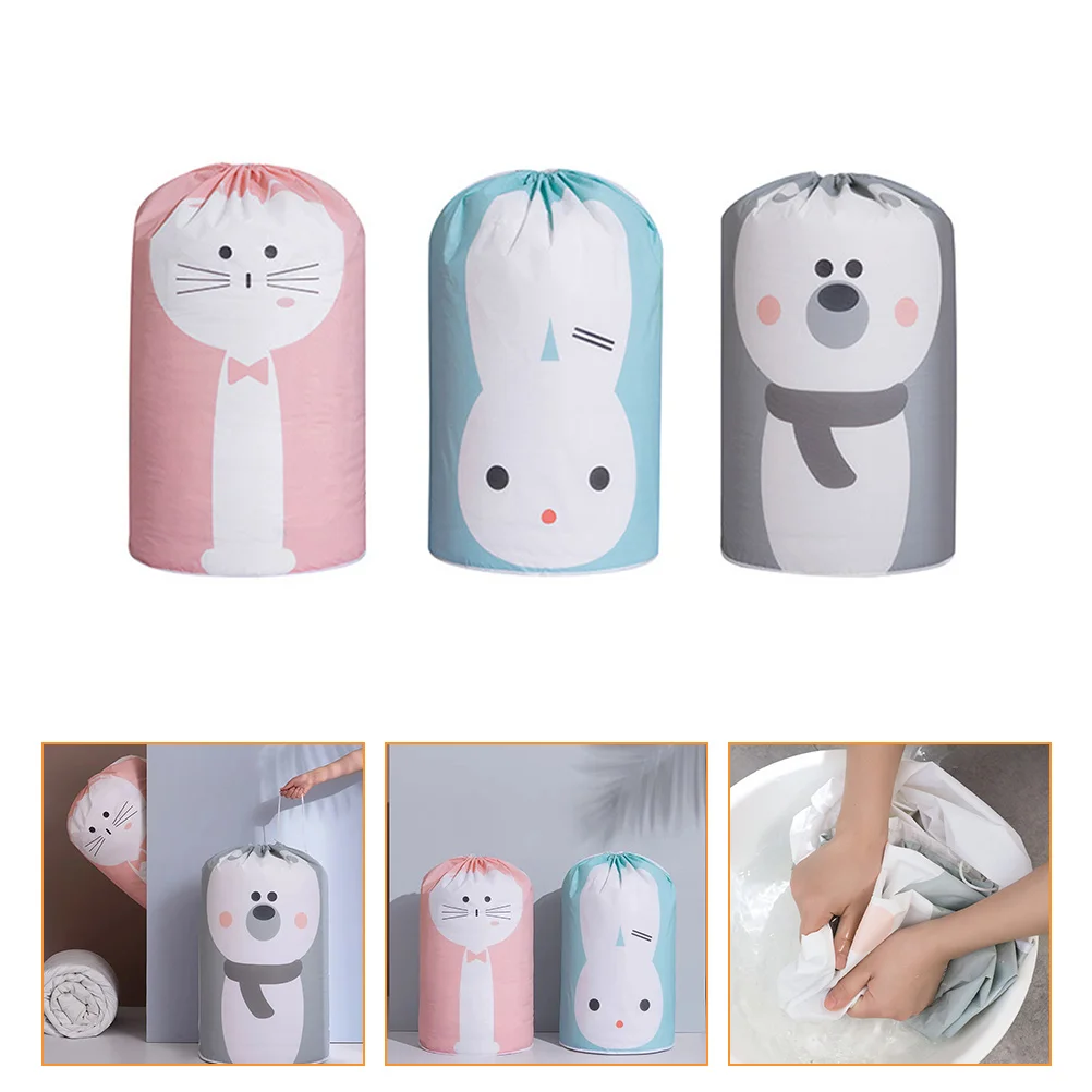 

Bag Storage Quilt Clothes Drawstring Bags Large Packing Comforter Organizer Laundry Capacity Moving Pouch Dirty Containers