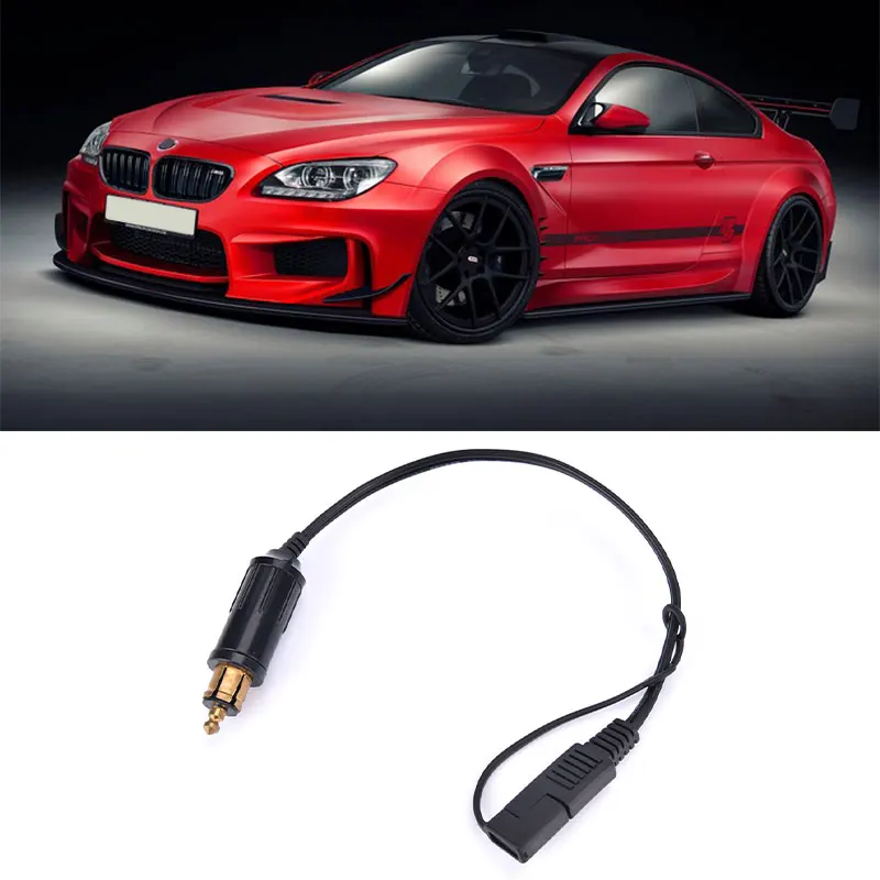 

10 А полностью медная автомобильная зарядка вилка SAE Пылезащитная крышка фотогальваническая Солнечная Автомобильная импульсная Европейска...