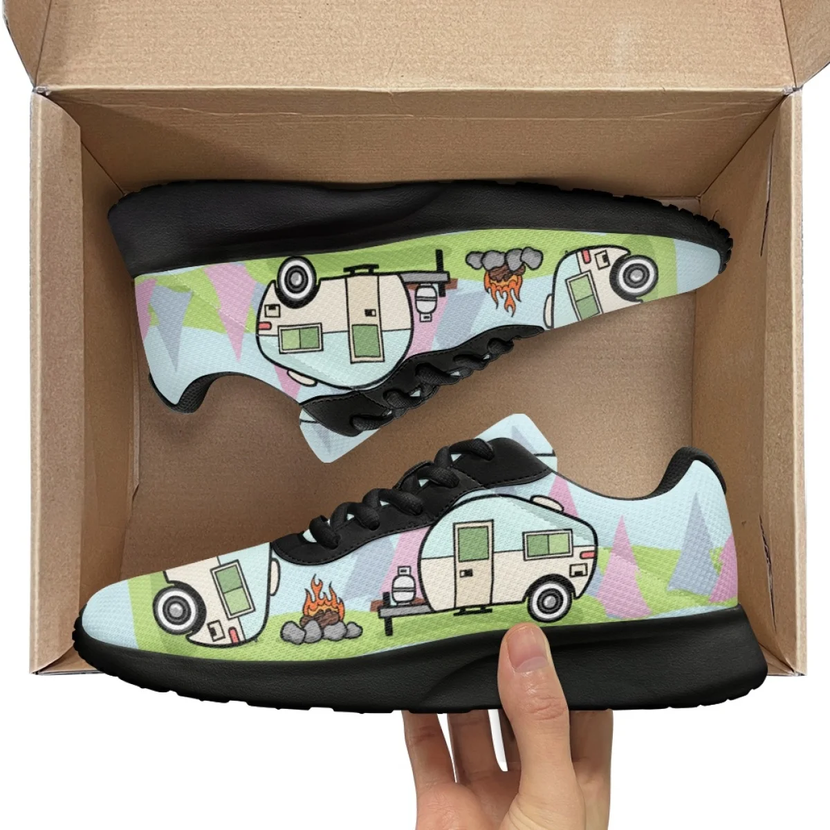 Кроссовки для кемпинга и пикника женские мягкие износостойкие легкая дышащая