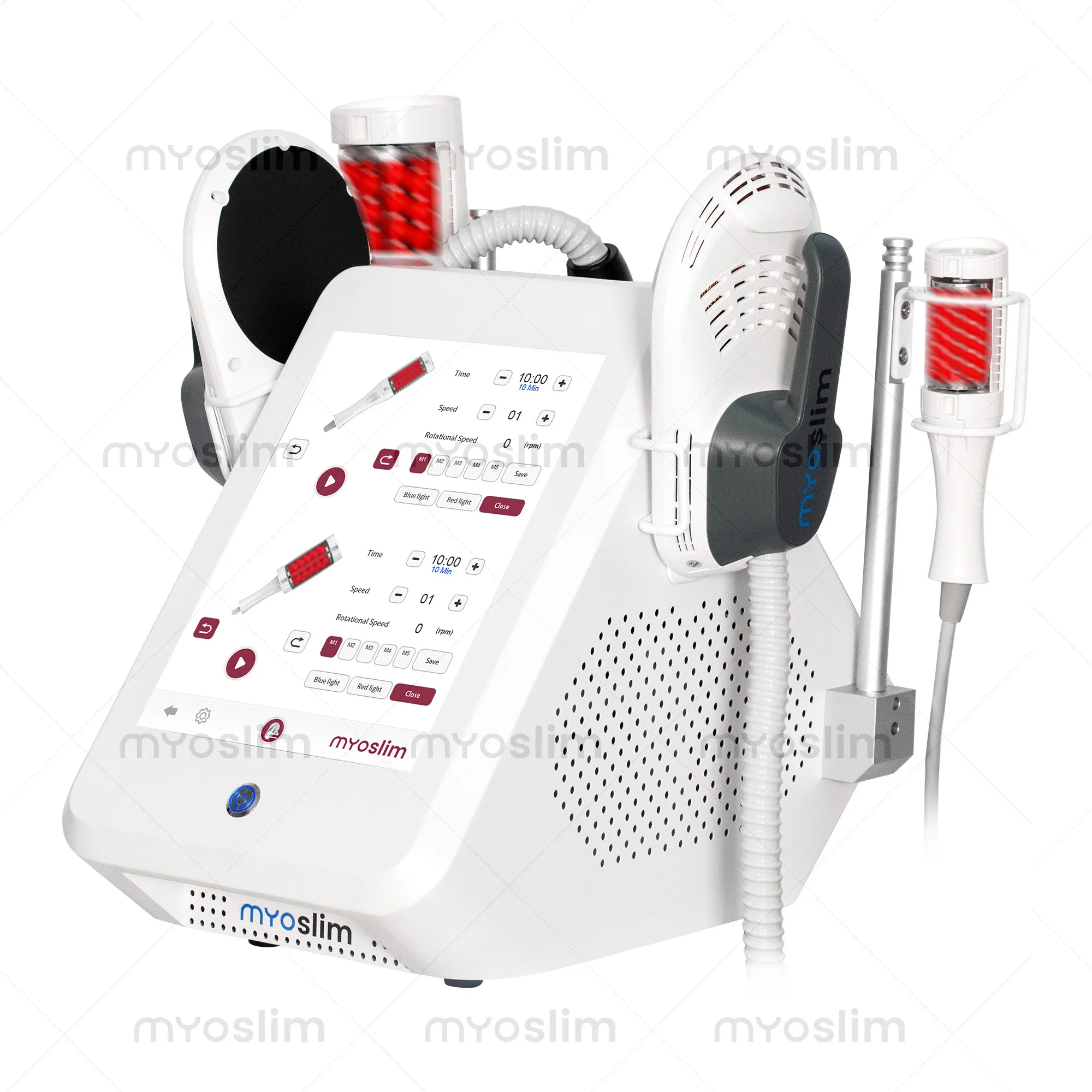 Фото Аппарат для электромагнитной стимуляции мышц и коррекции фигуры EMS MYOslim Sculpt 6500 Вт, 200 Гц, для похудения и формирования контуров тела №4